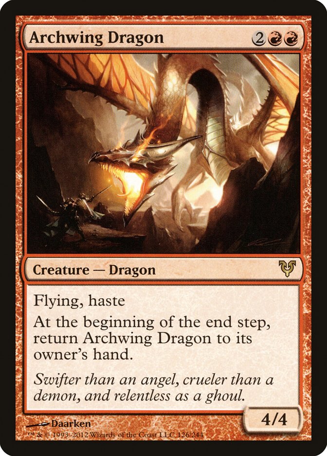 Archwing Dragon 126 (Avacyn Restored)  - Foil | Good Games Adelaide SA