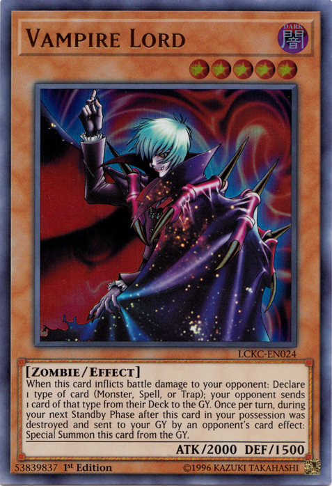 Vampire Lord [LCKC-EN024] Ultra Rare | Good Games Adelaide SA