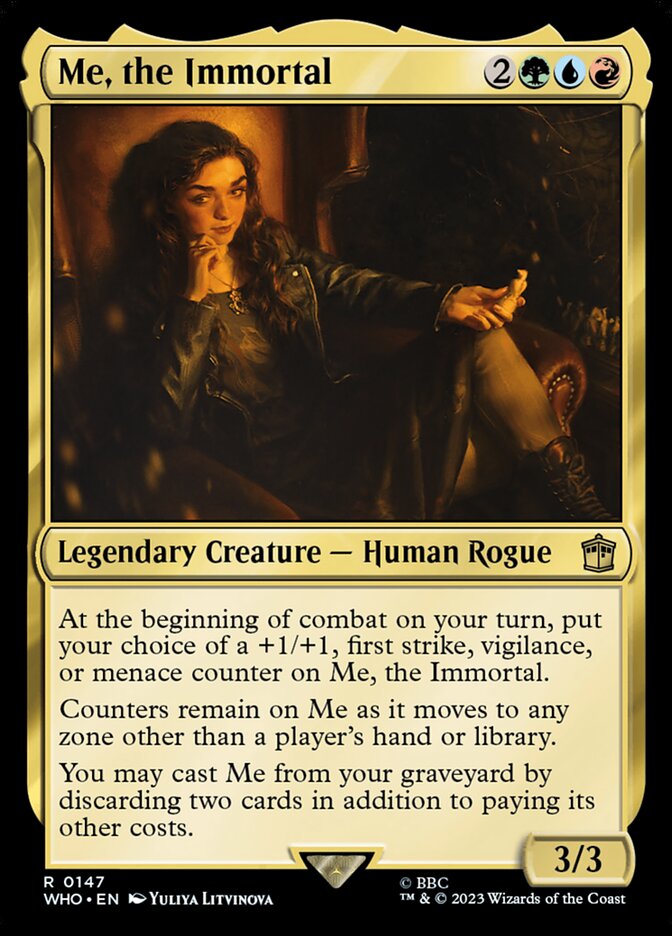 Me, the Immortal 147 (Universes Beyond: Doctor Who)  - Foil | Good Games Adelaide SA