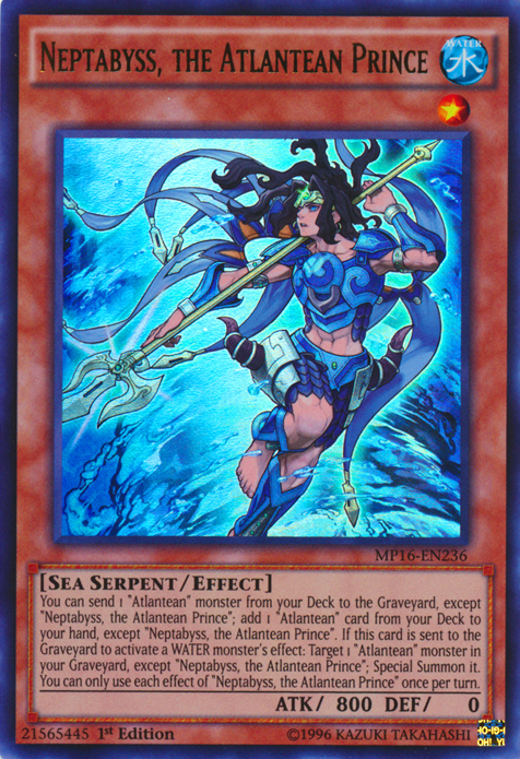 Neptabyss, the Atlantean Prince [MP16-EN236] Ultra Rare | Good Games Adelaide SA