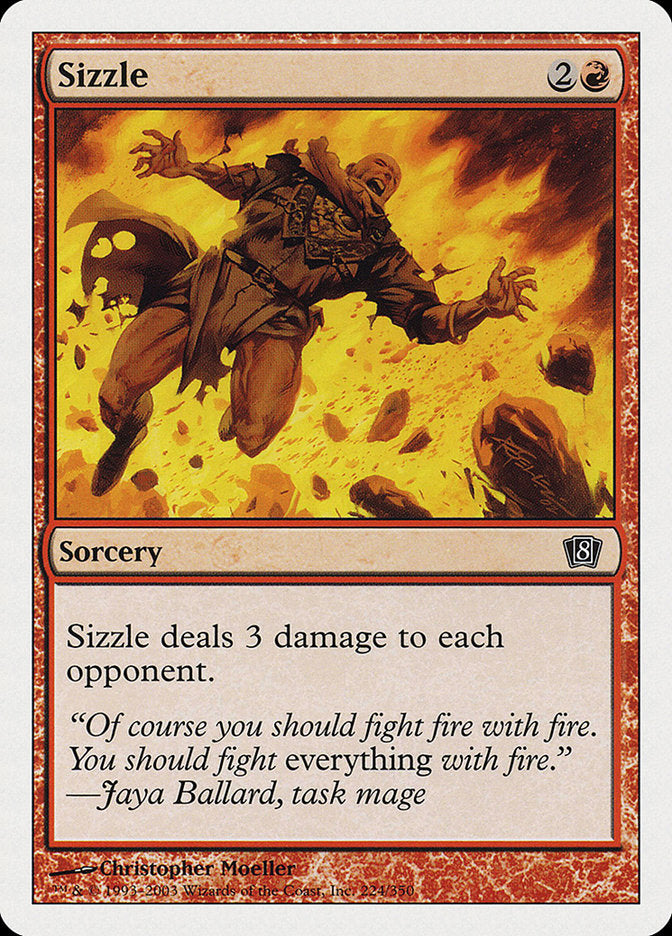 Sizzle 224 (8th Edition)  - Foil | Good Games Adelaide SA
