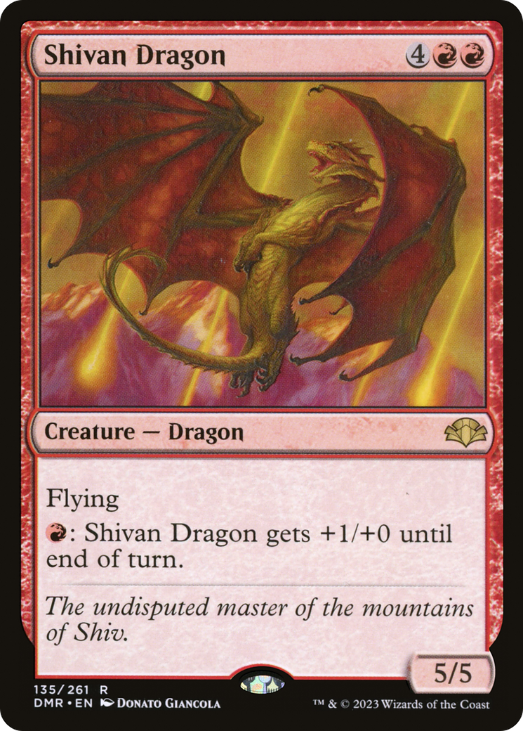 Shivan Dragon [Dominaria Remastered] | Good Games Adelaide SA