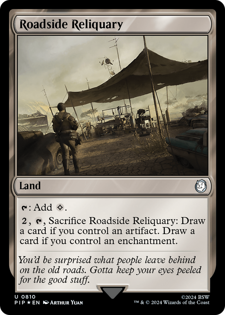 Roadside Reliquary (Surge Foil) [Fallout] | Good Games Adelaide SA