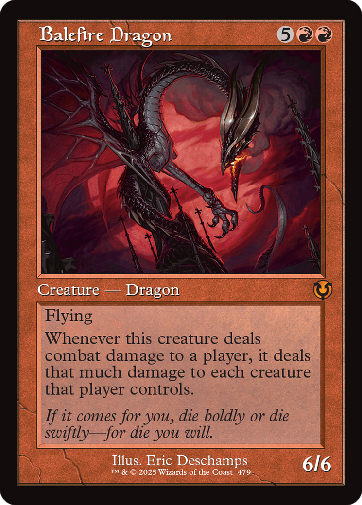 Balefire Dragon (Retro Frame) [Innistrad Remastered] | Good Games Adelaide SA