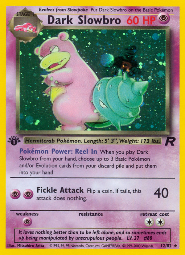 Dark Slowbro (12/82) [Team Rocket 1st Edition] | Good Games Adelaide SA