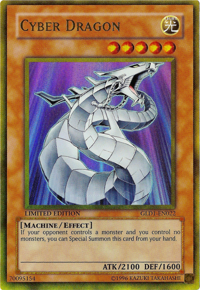 Cyber Dragon [GLD1-EN022] Gold Rare | Good Games Adelaide SA
