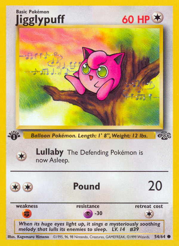 Jigglypuff (54/64) [Jungle 1st Edition] | Good Games Adelaide SA