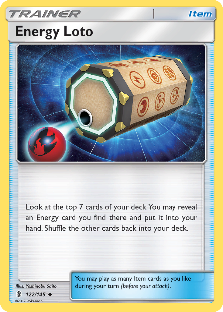 Energy Loto (122/145) [Sun & Moon: Guardians Rising] | Good Games Adelaide SA