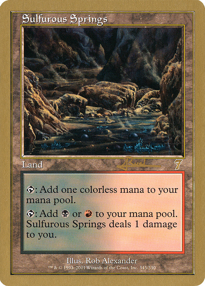 Sulfurous Springs (Antoine Ruel) [World Championship Decks 2001] | Good Games Adelaide SA