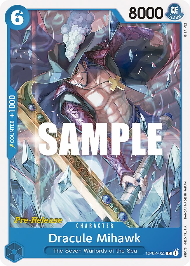 Dracule Mihawk [Paramount War Pre-Release Cards] | Good Games Adelaide SA