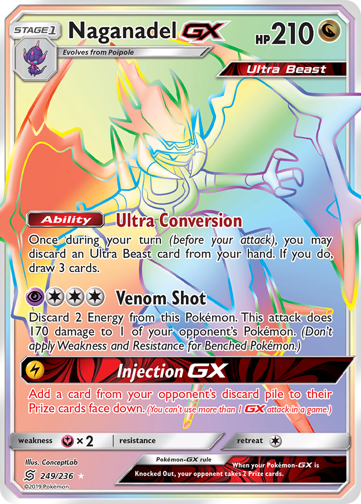 Naganadel GX (249/236) [Sun & Moon: Unified Minds] | Good Games Adelaide SA