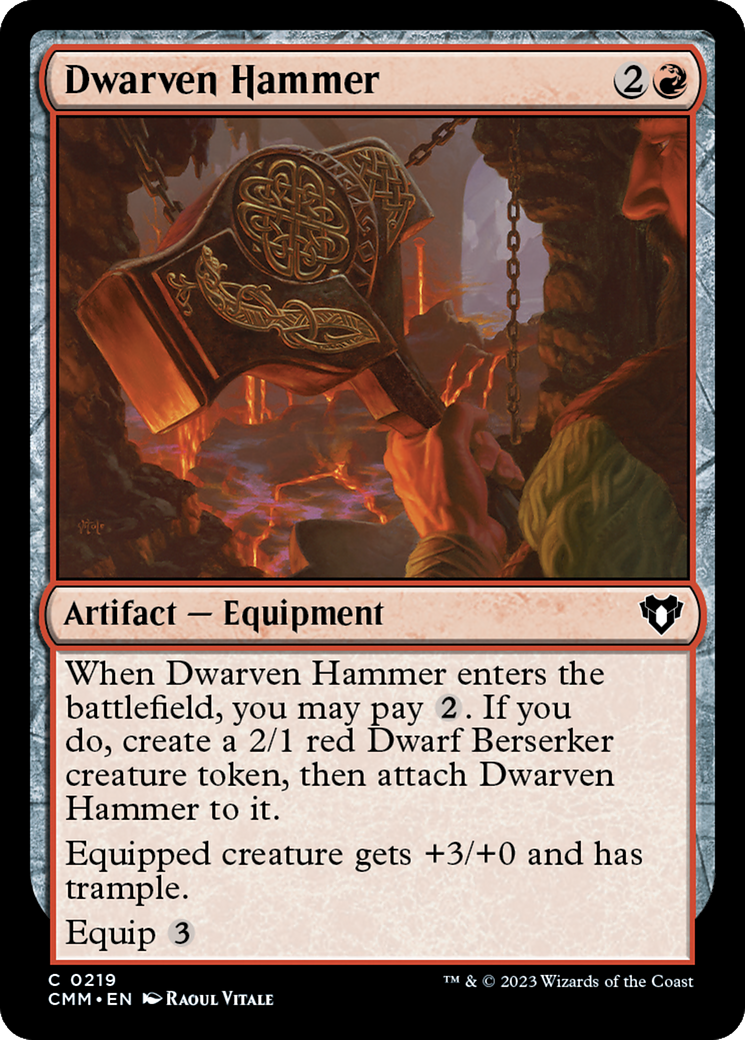 Dwarven Hammer [Commander Masters] | Good Games Adelaide SA