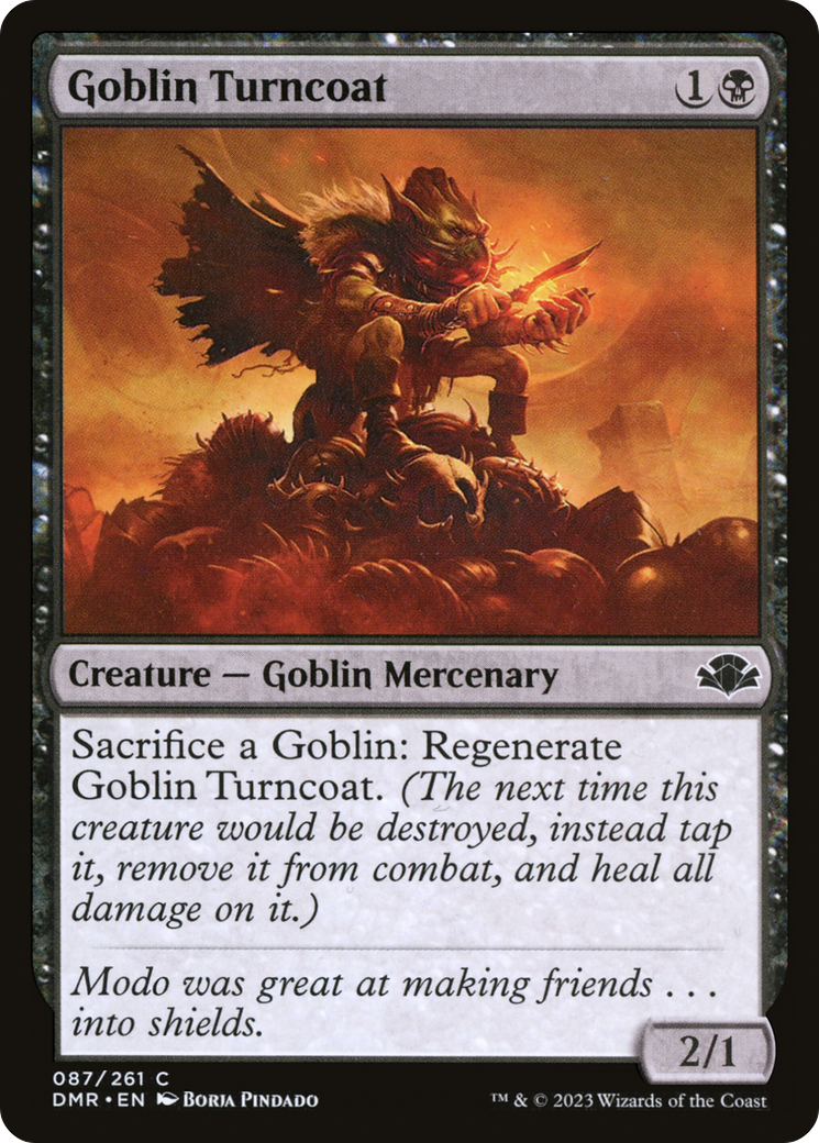 Goblin Turncoat [Dominaria Remastered] | Good Games Adelaide SA