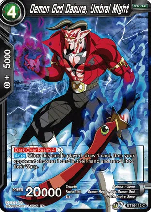 Demon God Dabura, Umbral Might [BT16-112] | Good Games Adelaide SA