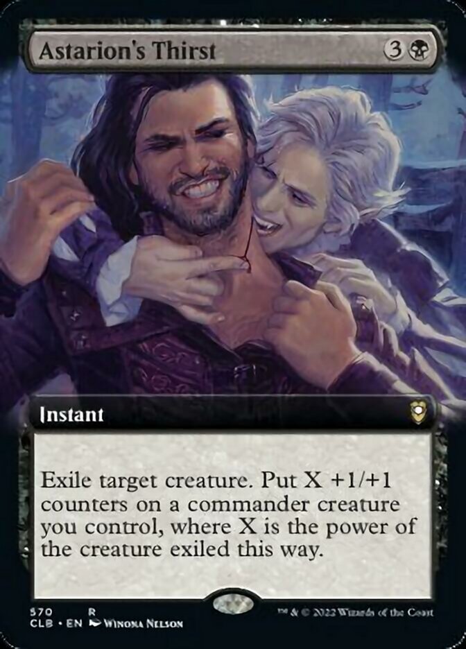 Astarion's Thirst (Extended Art) [Commander Legends: Battle for Baldur's Gate] | Good Games Adelaide SA
