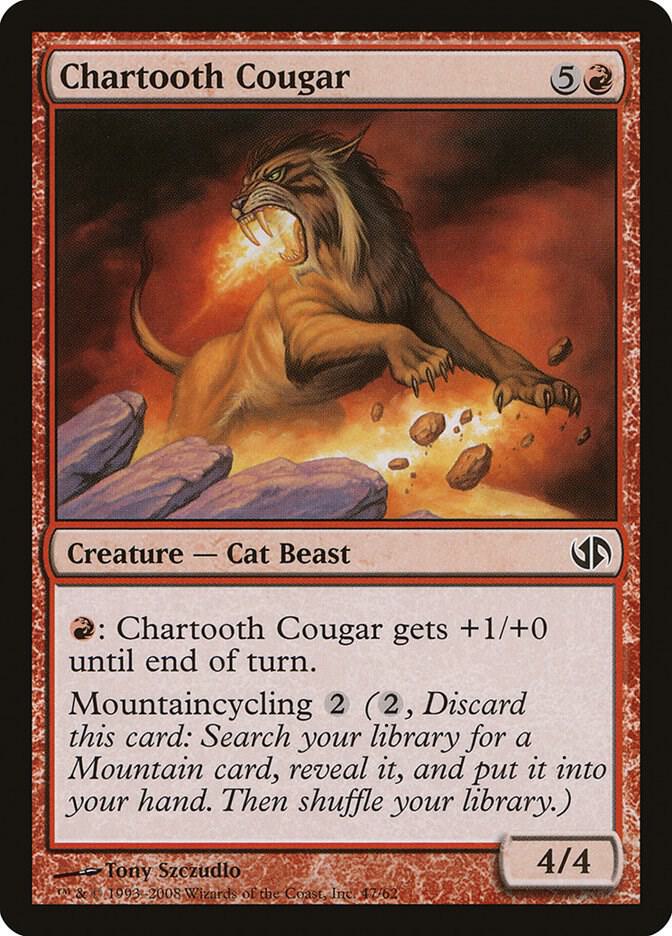 Chartooth Cougar 47 (Duel Decks: Jace vs. Chandra)  | Good Games Adelaide SA