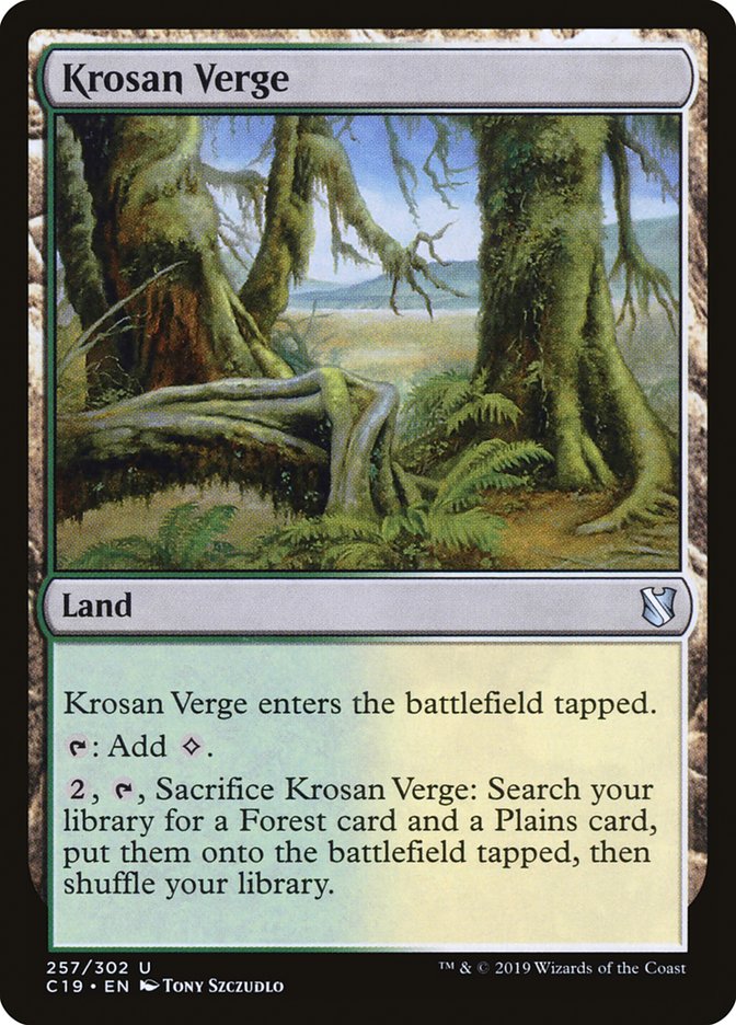 Krosan Verge [Commander 2019] | Good Games Adelaide SA