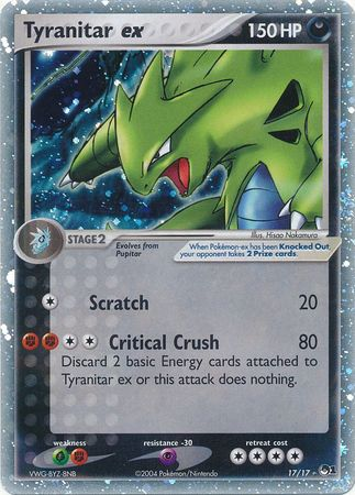 Tyranitar ex (17/17) (Holo) [POP Series 1] | Good Games Adelaide SA
