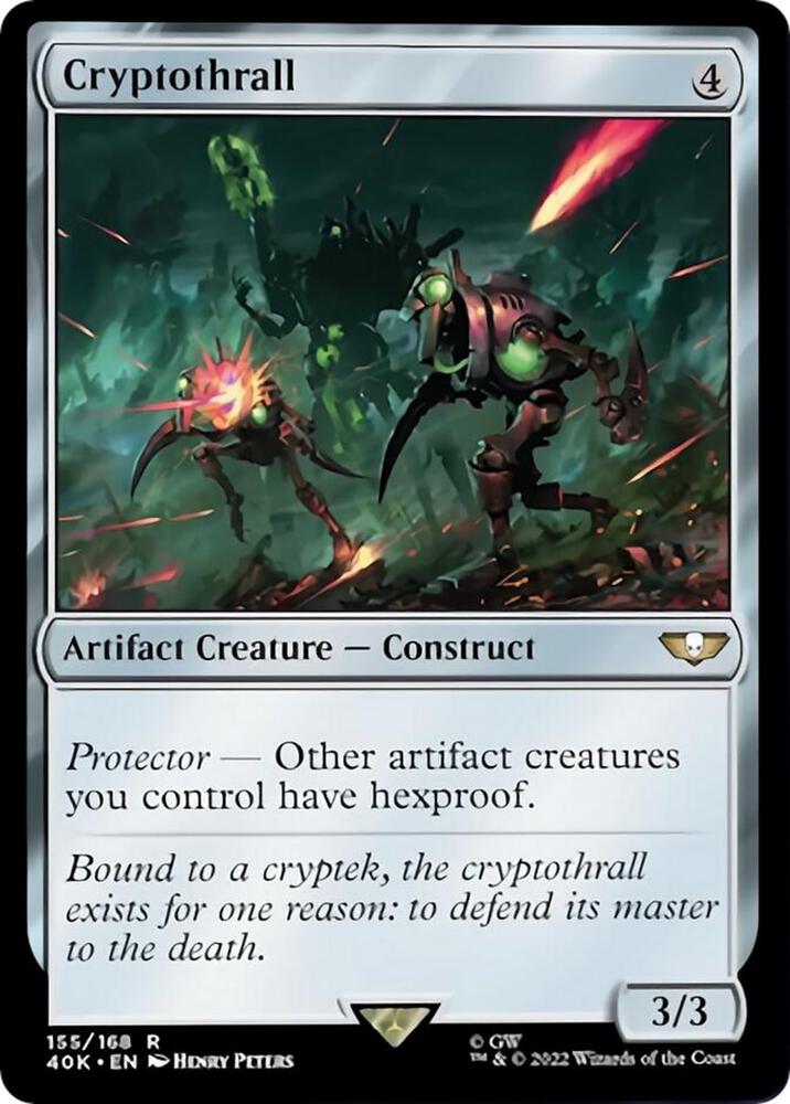 Cryptothrall Surge Foil 155 (Universes Beyond: Warhammer 40,000)  - Foil | Good Games Adelaide SA