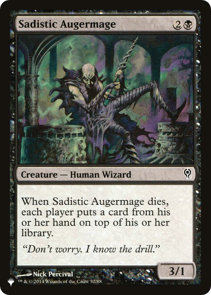 Sadistic Augermage 52/88 (The List Reprints)  | Good Games Adelaide SA