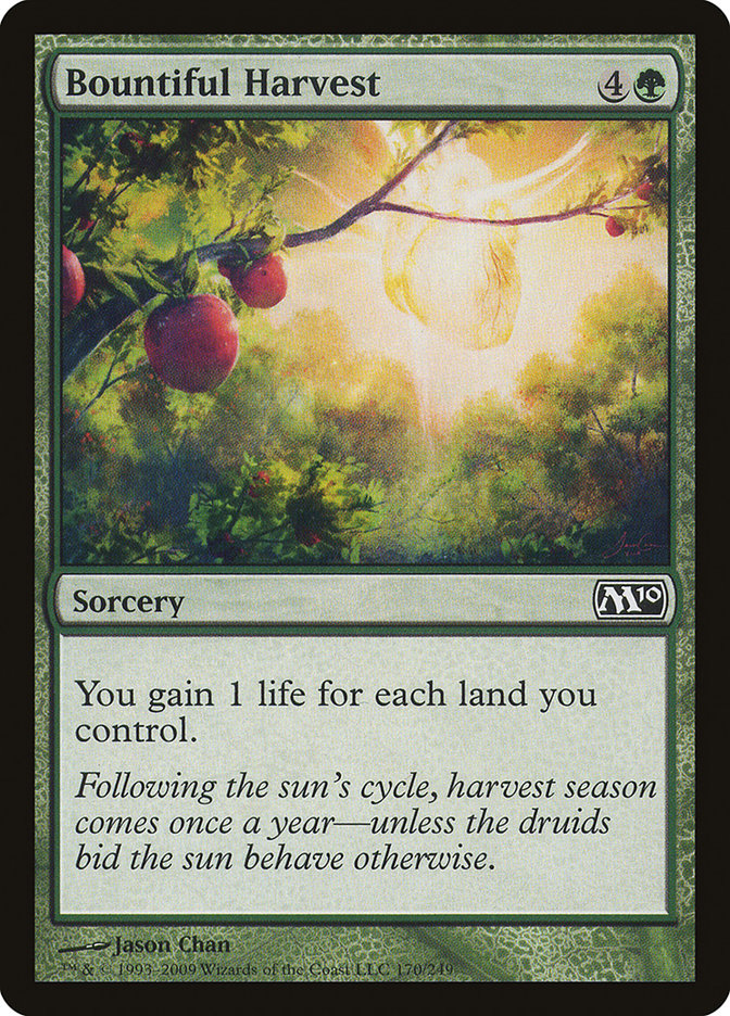 Bountiful Harvest [Magic 2010] | Good Games Adelaide SA