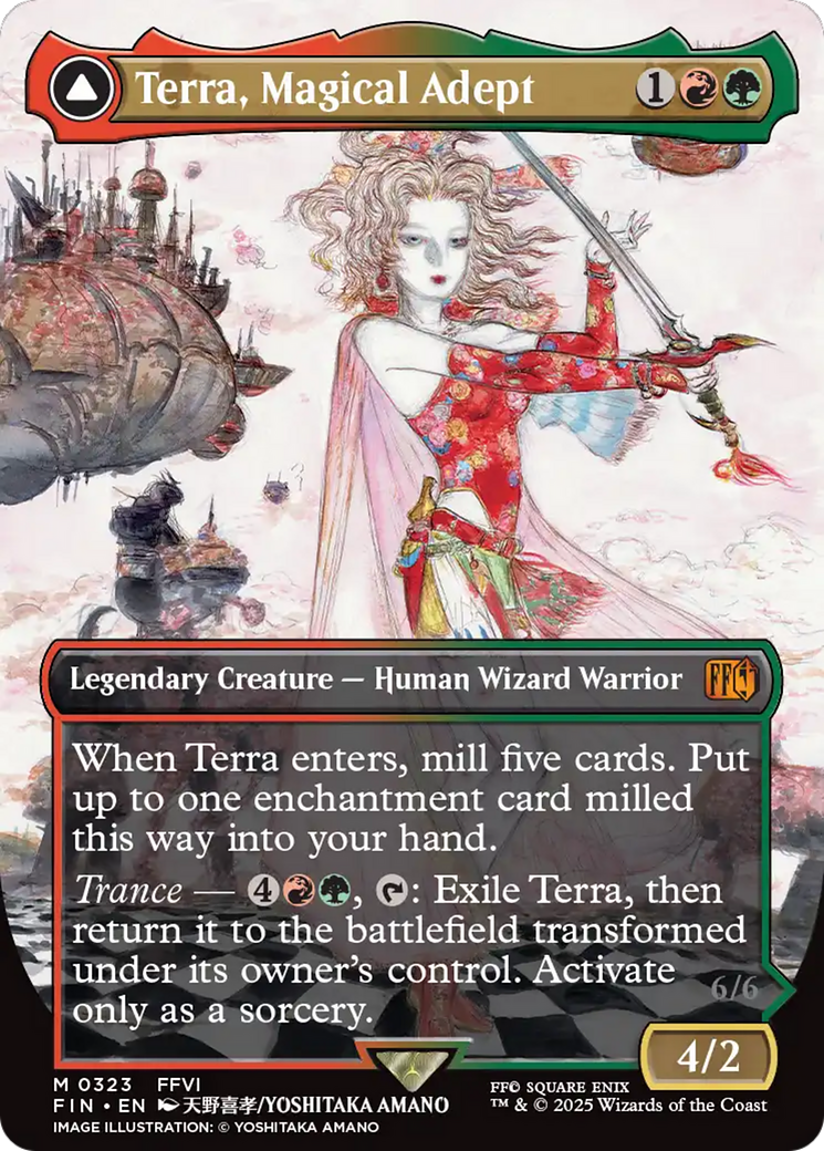 Terra, Magical Adept // Esper Terra (Borderless) [FINAL FANTASY] | Good Games Adelaide SA