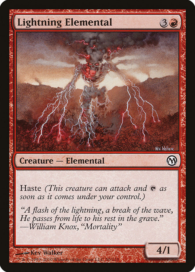 Lightning Elemental [Duels of the Planeswalkers] | Good Games Adelaide SA