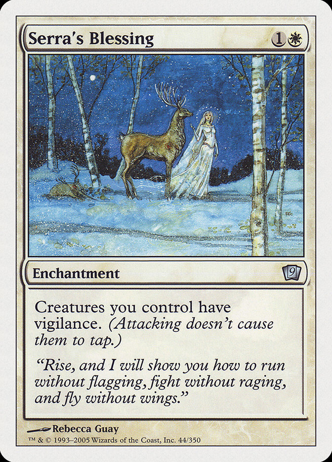 Serra's Blessing [Ninth Edition] | Good Games Adelaide SA