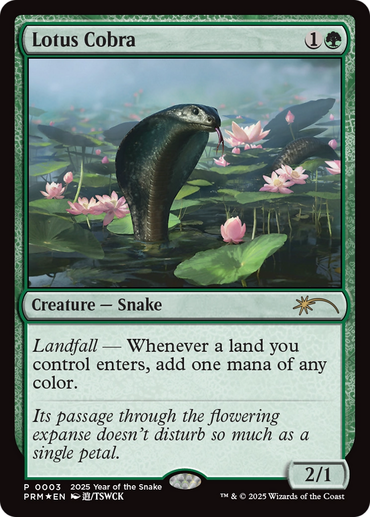 Lotus Cobra (Year of the Snake 2025) [Standard Showdown Promos] | Good Games Adelaide SA