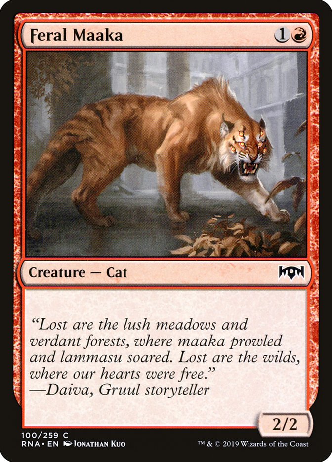 Feral Maaka 100 (Ravnica Allegiance)  | Good Games Adelaide SA