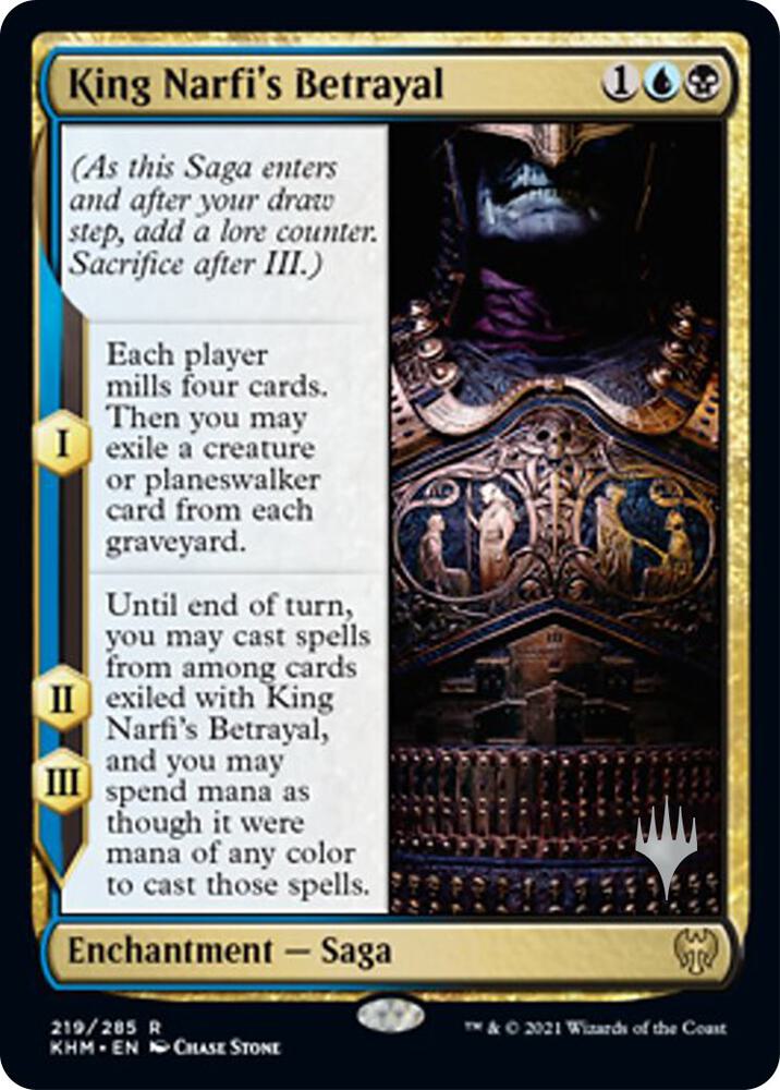 King Narfis Betrayal 219 (Promo Pack: Kaldheim)  | Good Games Adelaide SA