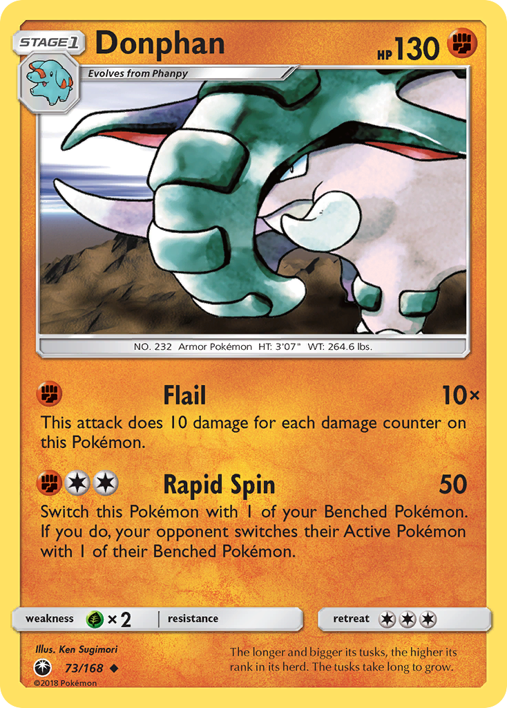 Donphan (73/168) [Sun & Moon: Celestial Storm] | Good Games Adelaide SA
