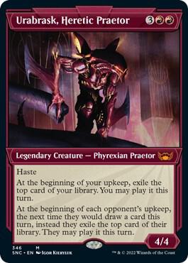 Urabrask Heretic Praetor Showcase 346 (Streets of New Capenna)  - Foil | Good Games Adelaide SA