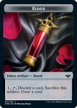 Blood Zombie 005 Double Sided Token 17 // 5 (Innistrad: Crimson Vow)  - Foil | Good Games Adelaide SA