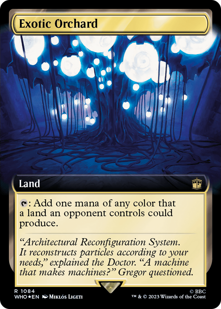 Exotic Orchard (Extended Art) (Surge Foil) [Doctor Who] | Good Games Adelaide SA