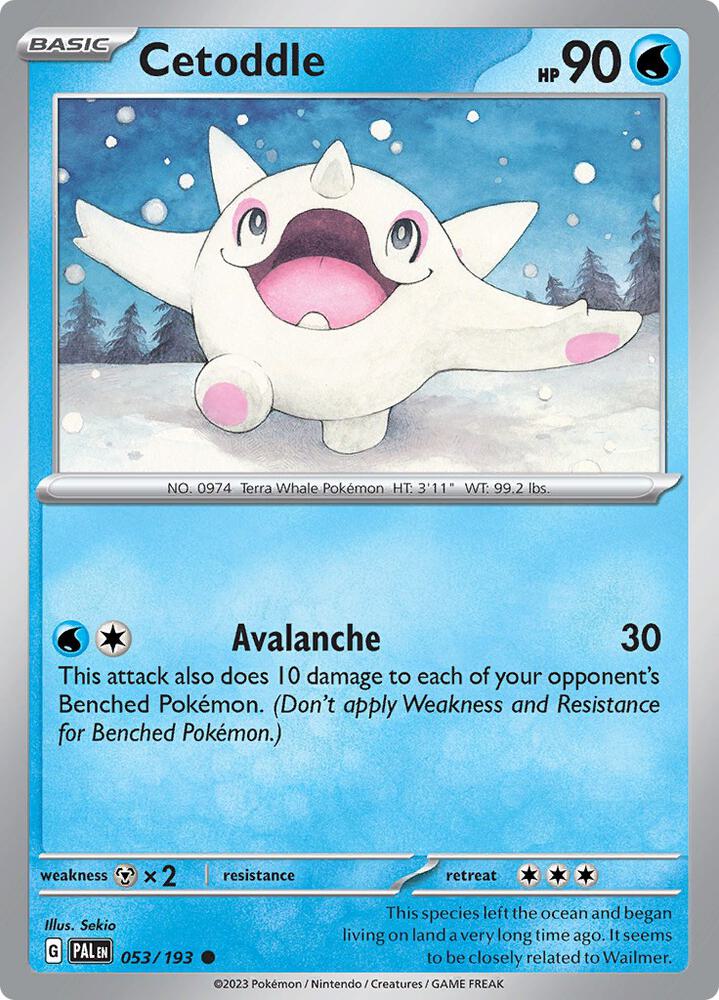 Cetoddle 053/193 (SV02: Paldea Evolved)  | Good Games Adelaide SA