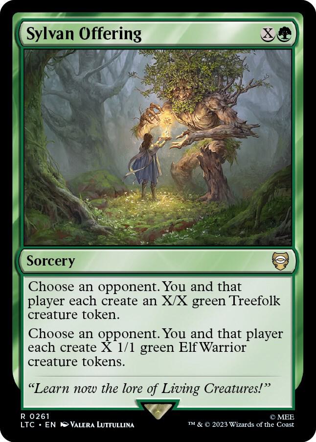 Sylvan Offering 261 (Commander: The Lord of the Rings: Tales of Middle-earth)  | Good Games Adelaide SA