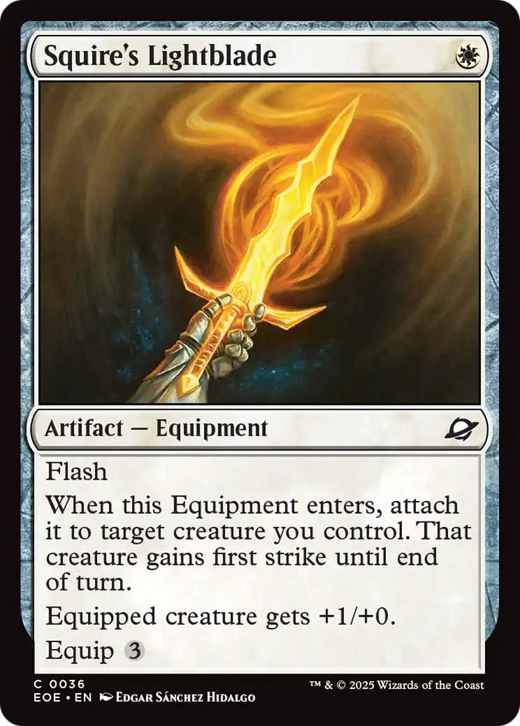 Squire's Lightblade [Edge of Eternities] | Good Games Adelaide SA