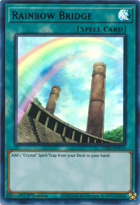 Rainbow Bridge (Purple) [LDS1-EN111] Ultra Rare | Good Games Adelaide SA