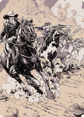 Overwhelming Forces Art Card 40 (Art Series: Outlaws of Thunder Junction)  | Good Games Adelaide SA