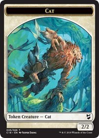 Cat // Soldier Double-sided Token [Commander 2018 Tokens] | Good Games Adelaide SA