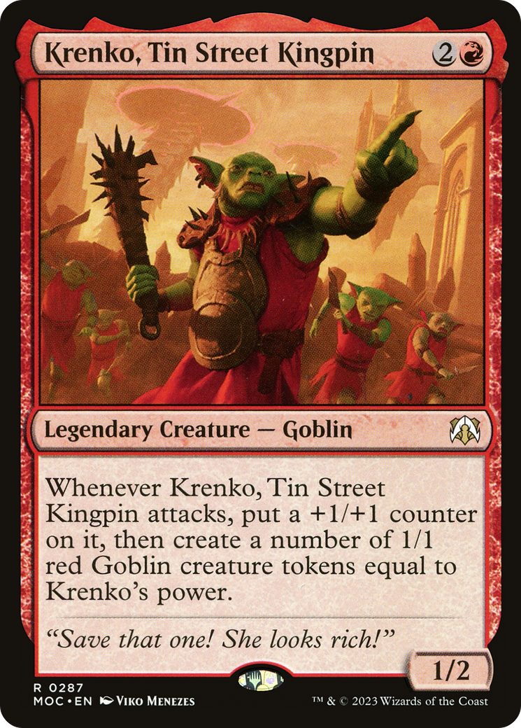 Krenko, Tin Street Kingpin [March of the Machine Commander] | Good Games Adelaide SA