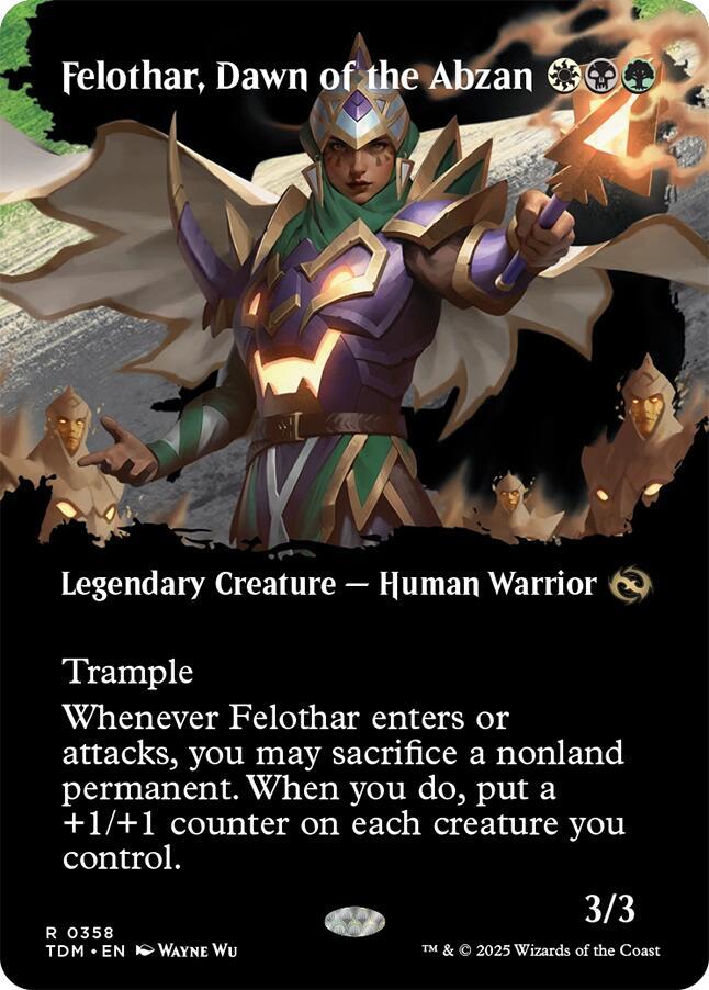 Felothar Dawn of the Abzan 358 (Tarkir: Dragonstorm)  - Foil | Good Games Adelaide SA