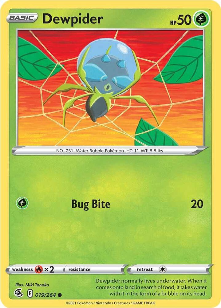 Dewpider 019/264 (SWSH08: Fusion Strike)  | Good Games Adelaide SA