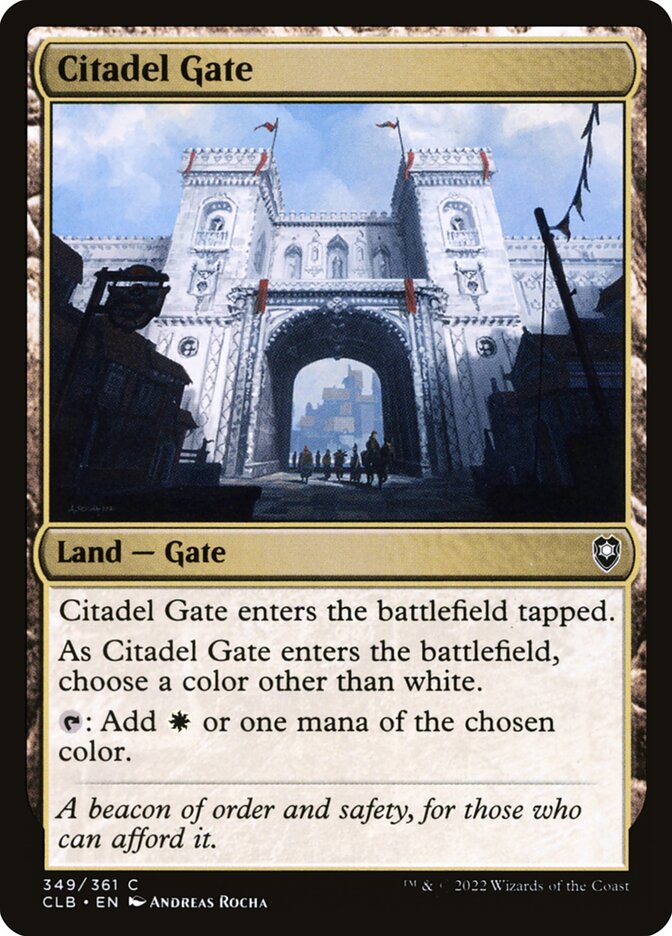 Citadel Gate 349 (Commander Legends: Battle for Baldur's Gate)  | Good Games Adelaide SA