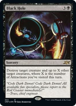 Black Hole Galaxy Foil 353 (Unfinity)  - Foil | Good Games Adelaide SA
