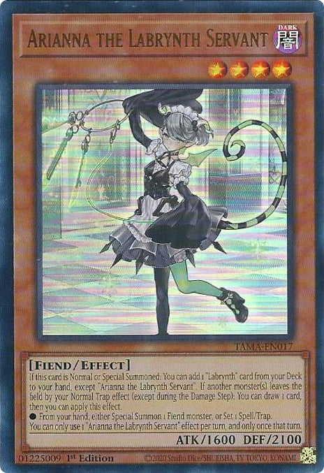 Arianna the Labrynth Servant [TAMA-EN017] Ultra Rare | Good Games Adelaide SA