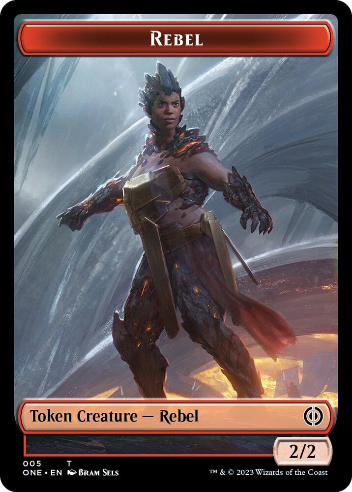 Rebel Goblin Double Sided Token 5 // 11 (Commander: Phyrexia: All Will Be One)  | Good Games Adelaide SA