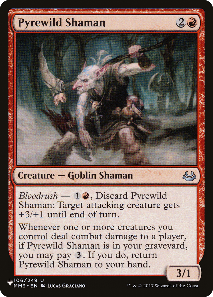 Pyrewild Shaman [The List Reprints] | Good Games Adelaide SA