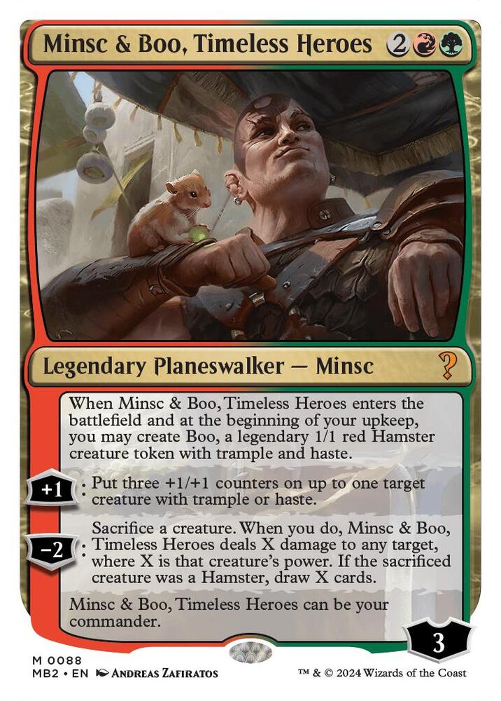 Minsc and Boo Timeless Heroes 88 (Mystery Booster 2)  | Good Games Adelaide SA